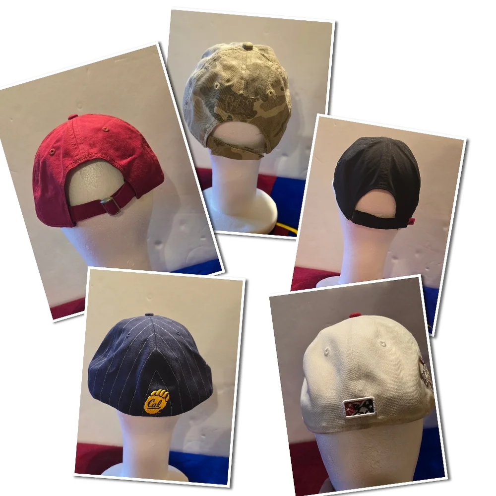 Lot Of 10 Hats/ball Caps Unisex